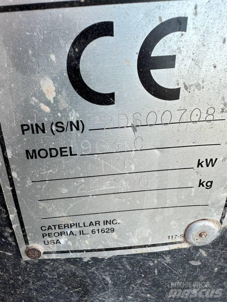 CAT 963 C Lánctalpas homlokrakodók