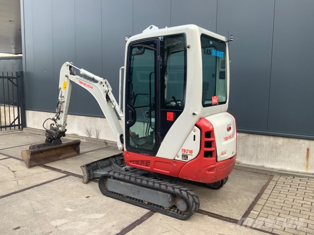 Takeuchi TB 216 Mini kotrók < 7t