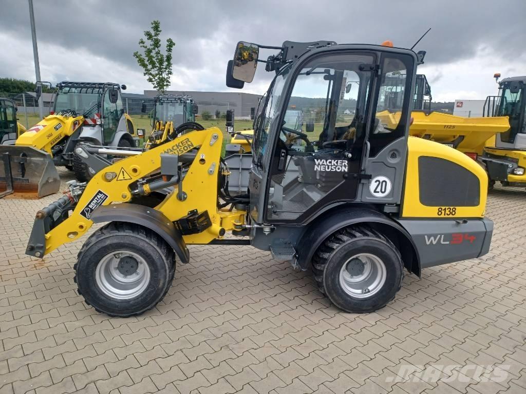Wacker Neuson Wl34 Gumikerekes homlokrakodók