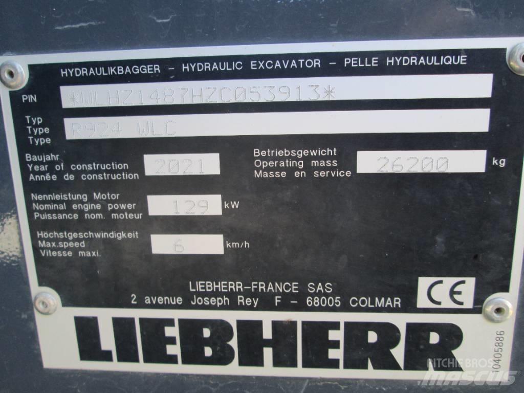 Liebherr R 924 G8 Lánctalpas kotrók