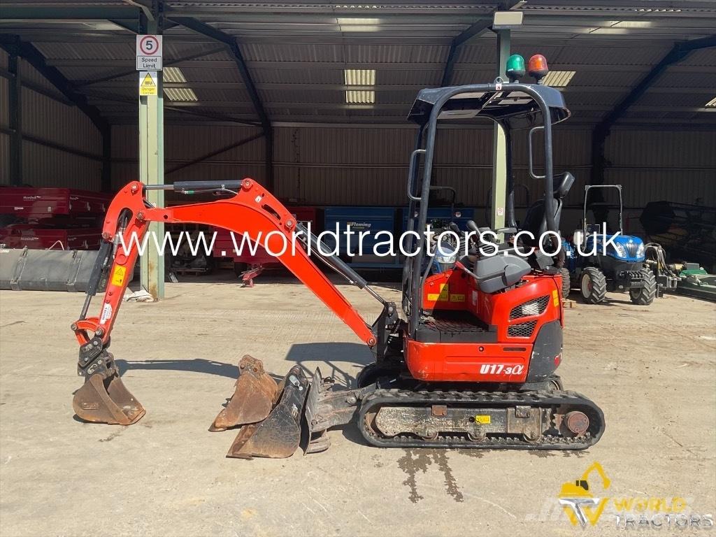 Kubota U 17-3 Mini kotrók < 7t