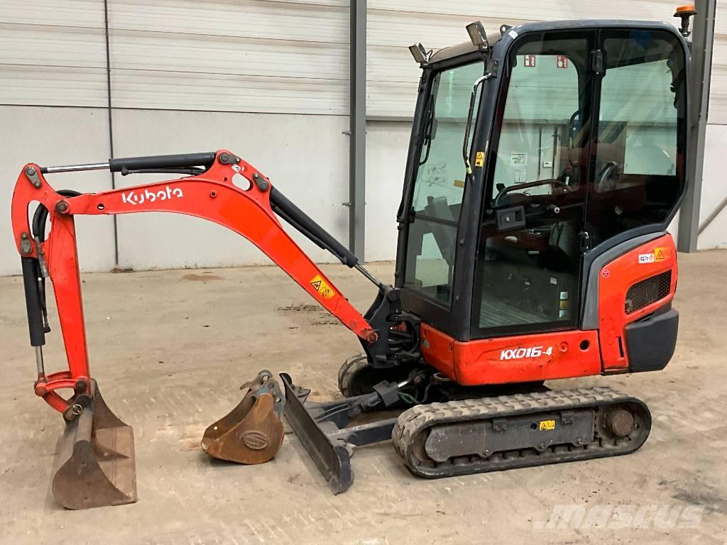 Kubota KX 016-4 Mini kotrók < 7t