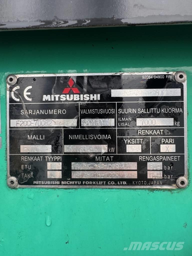 Mitsubishi FD 70 Dízel targoncák