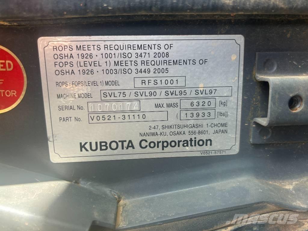 Kubota SVL 75-2 Kompaktrakodók