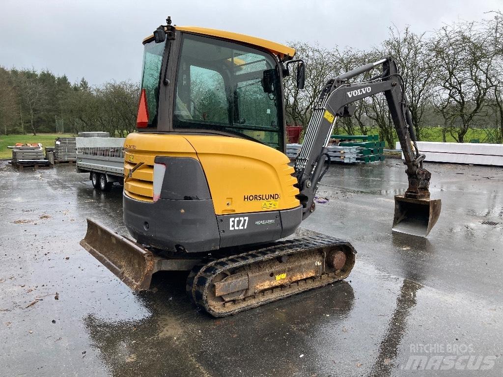 Volvo Ec27 Mini kotrók < 7t