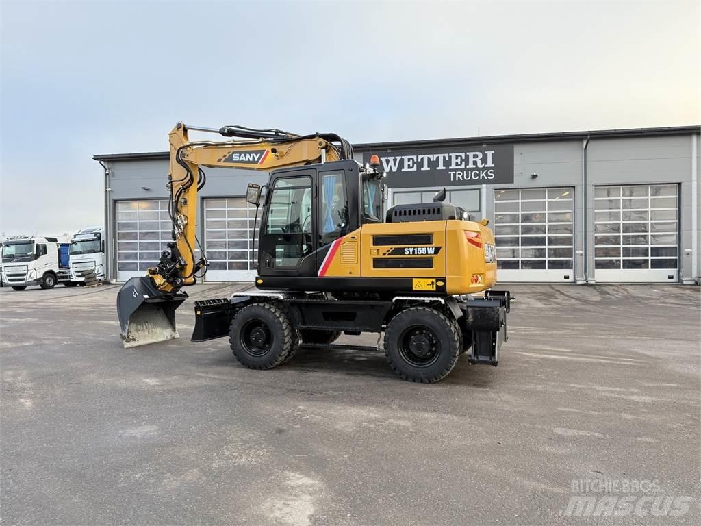 Sany SY155W Gumikerekes kotrók