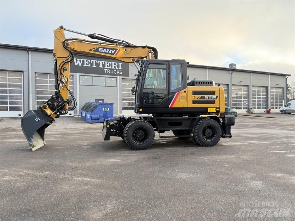 Sany SY155W Gumikerekes kotrók