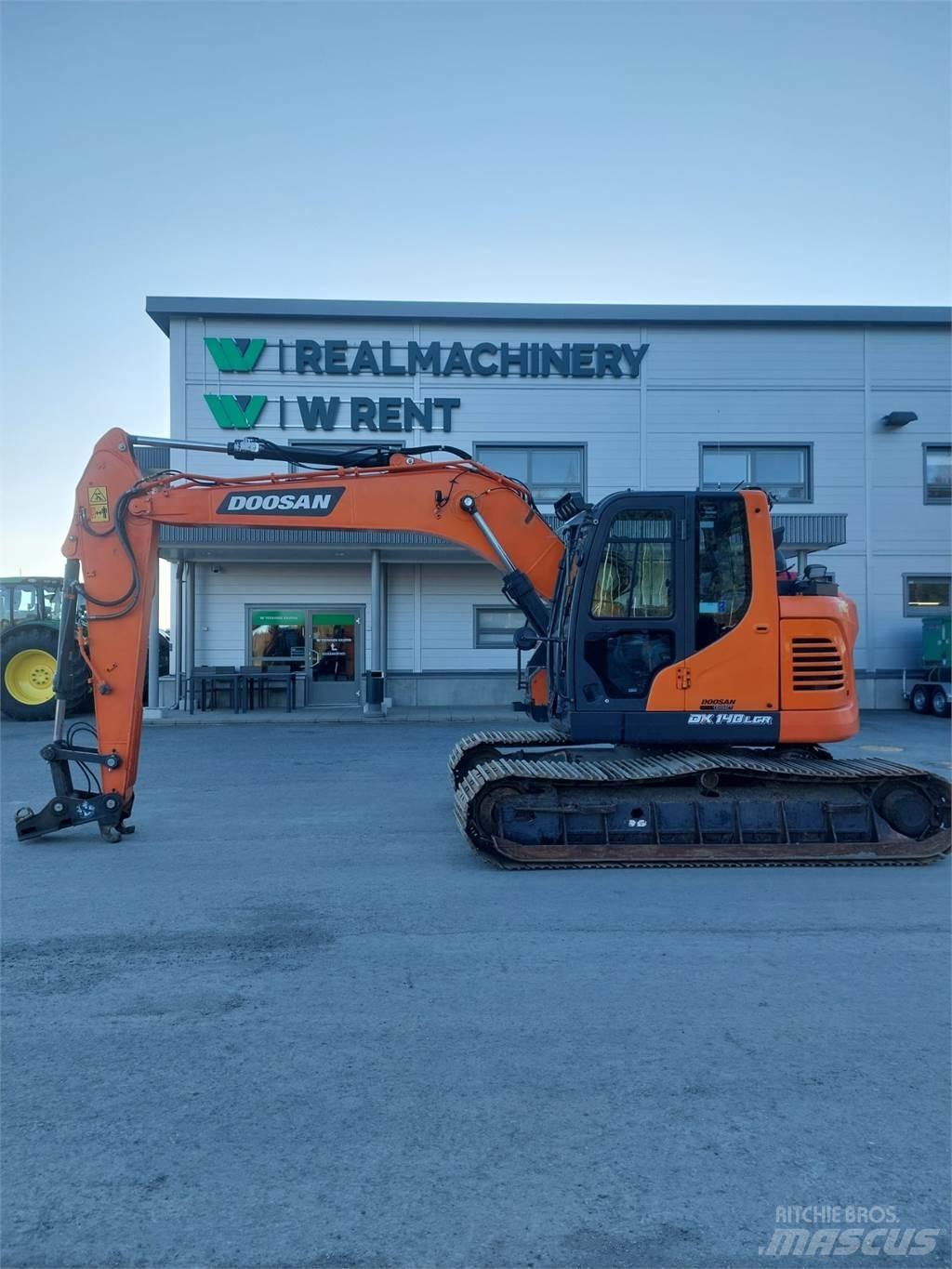 Doosan DX 140LCR 7 Lánctalpas kotrók