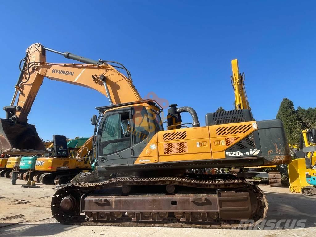 Hyundai Robex 520 VS Lánctalpas kotrók