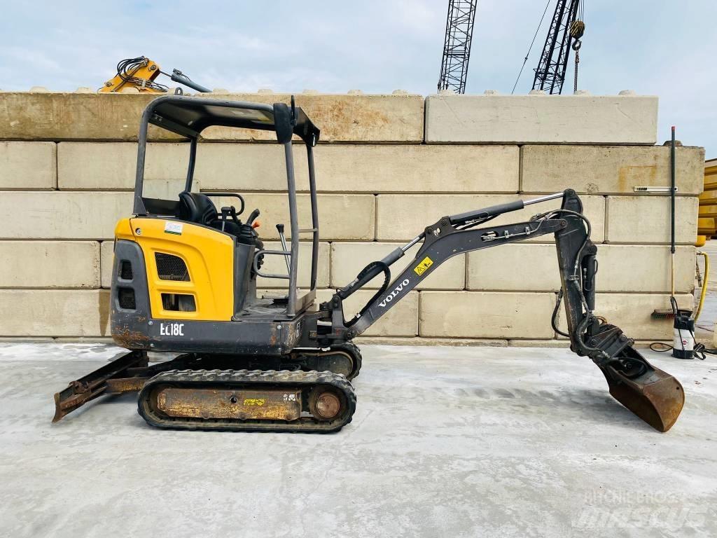 Volvo EC 18 C Mini kotrók < 7t