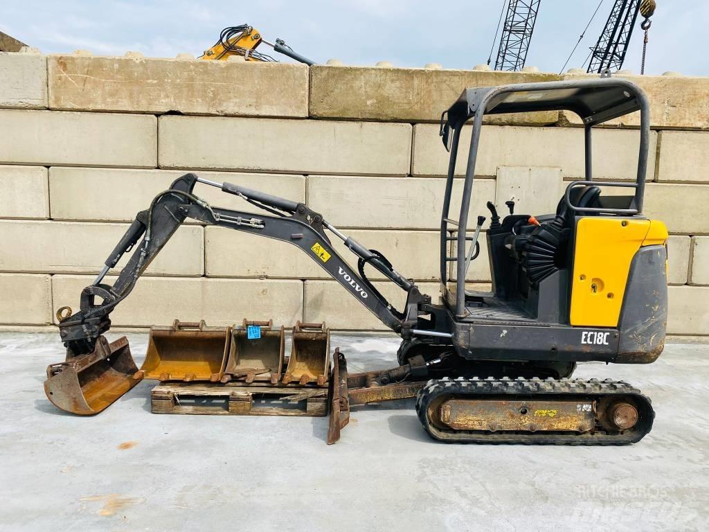 Volvo EC 18 C Mini kotrók < 7t