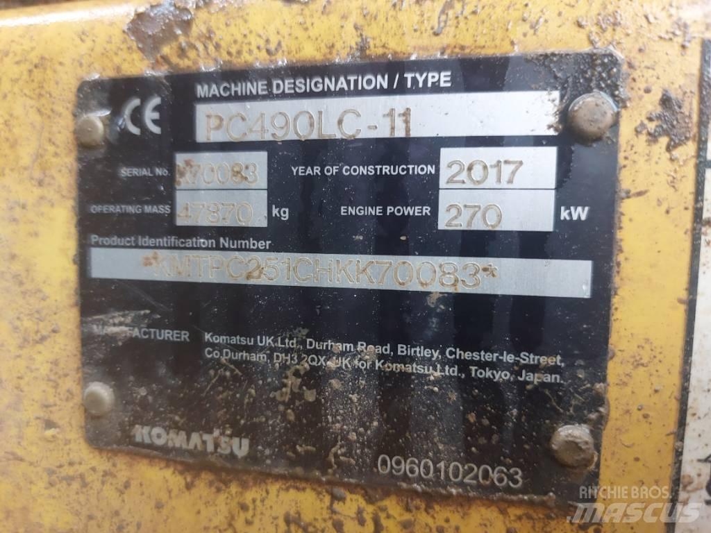 Komatsu PC490LC-11 Lánctalpas kotrók