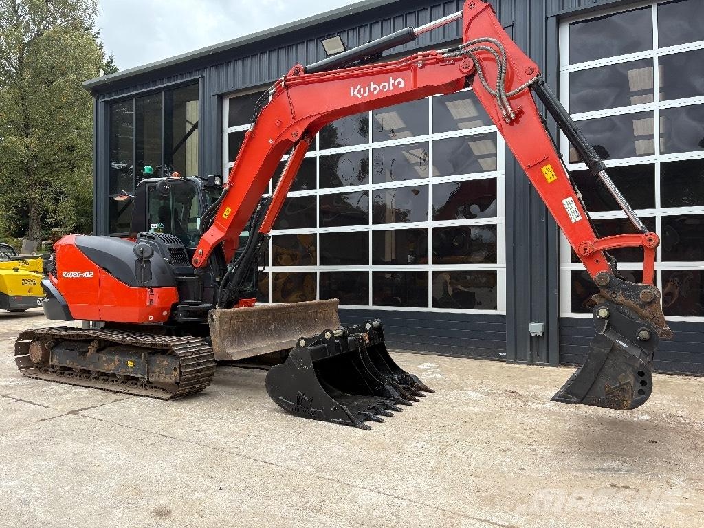 Kubota KX 080 Közepes (midi) kotrók 7 t - 12 t