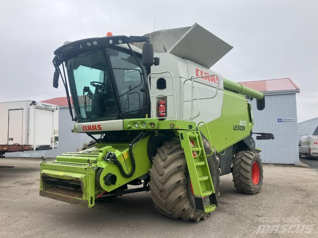 CLAAS Lexion 670 Kombájnok