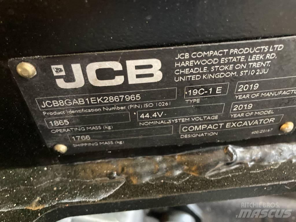 JCB 19 C-IE Mini kotrók < 7t