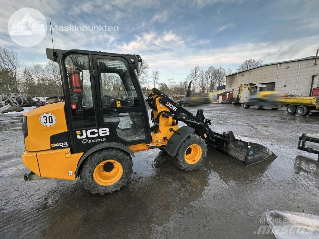 JCB 403 PLUS Gumikerekes homlokrakodók