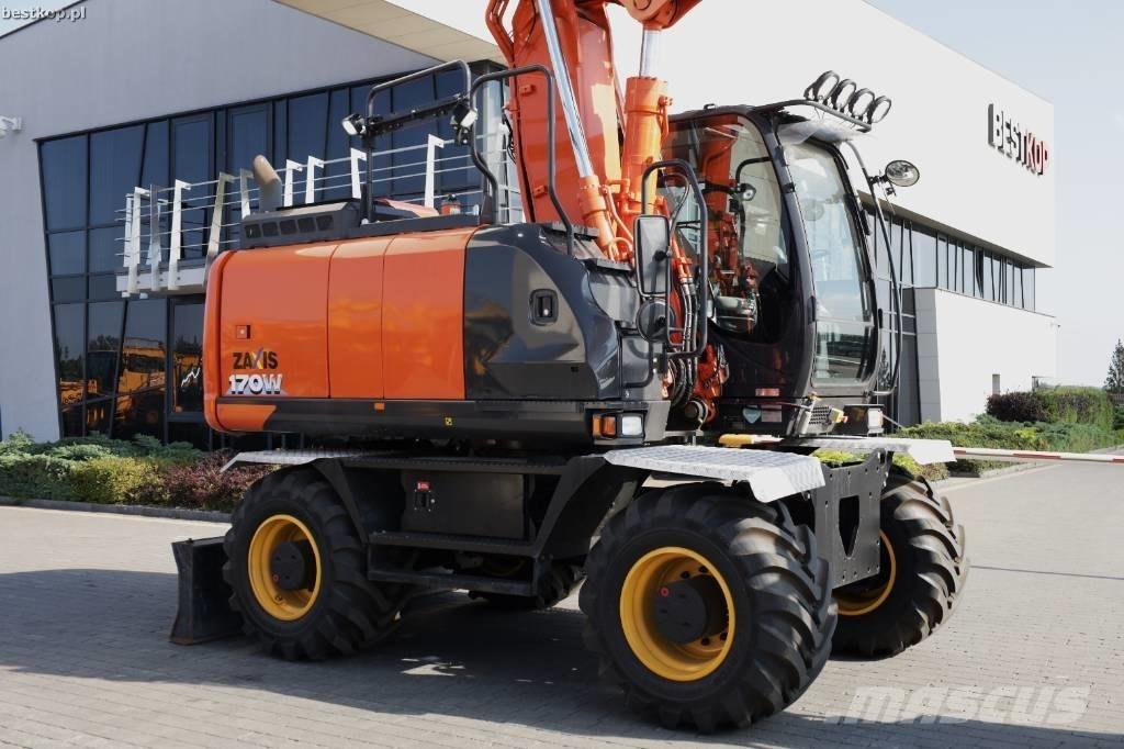 Hitachi ZX 170 W-6 Gumikerekes kotrók