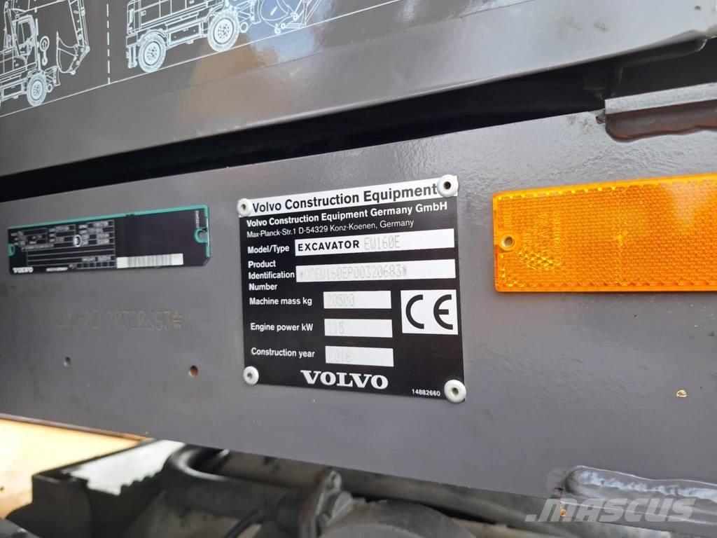 Volvo EW 160 E Gumikerekes kotrók