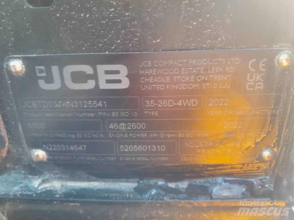 JCB 35-26D 4WD Dízel targoncák