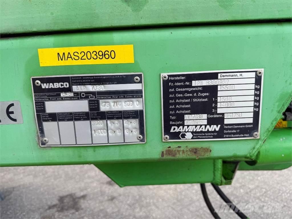 Dammann ANP 7030 Vontatott trágyaszórók