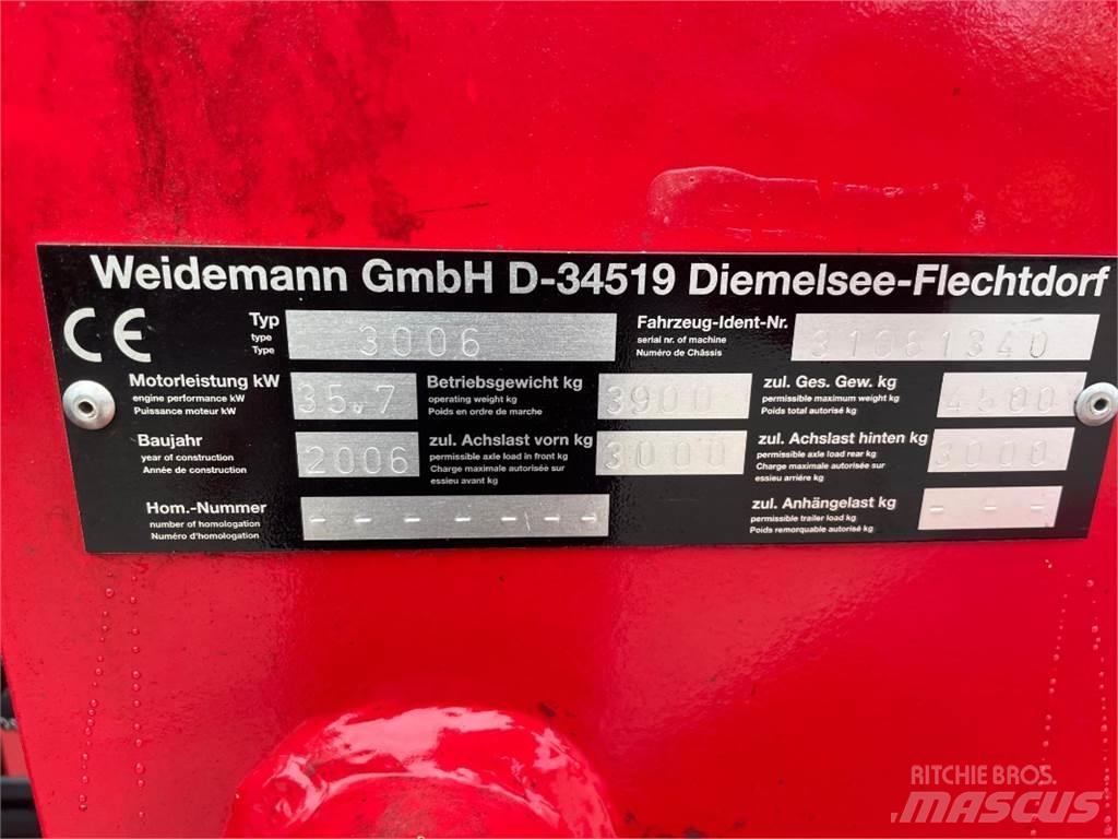 Weidemann 3006 Gumikerekes homlokrakodók