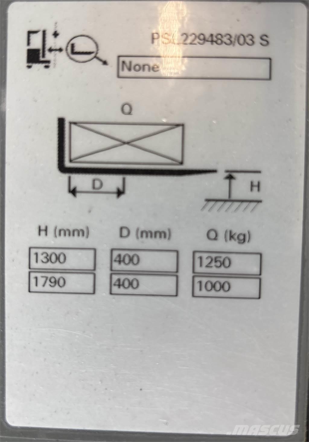 Atlet PSL125 Gyalogkíséretű targonca