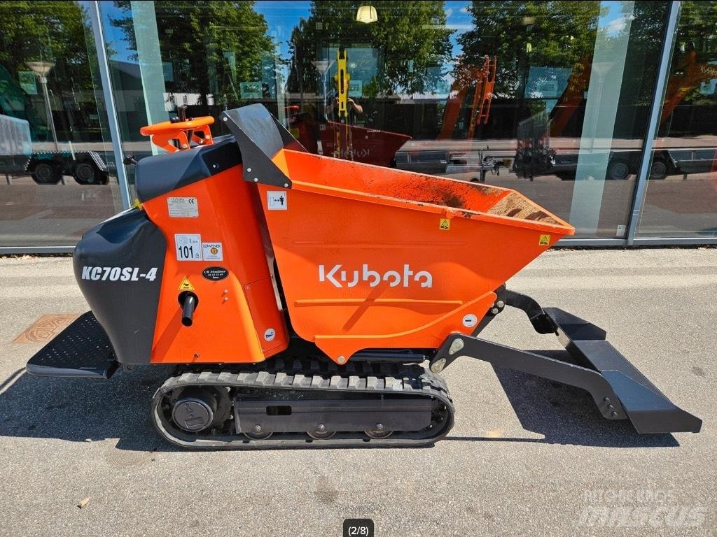 Kubota KC 70 Mezei dömperek