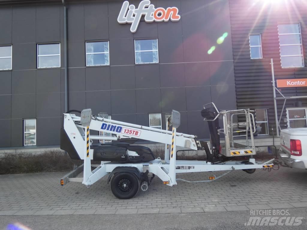 Dino 135 TB Skylift Pótkocsira szerelt emelők és állványok
