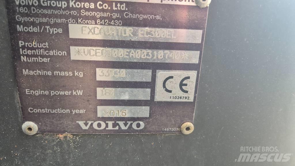 Volvo EC300EL Lánctalpas kotrók