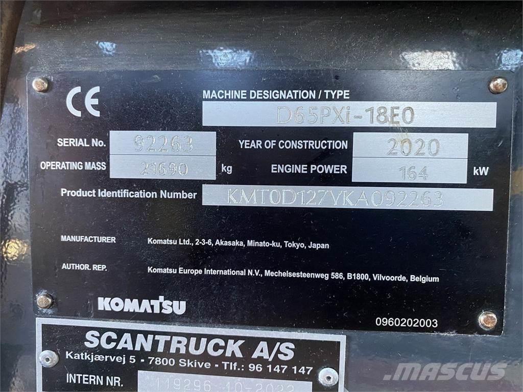 Komatsu D65PXI-18 lánctalpas dózerek