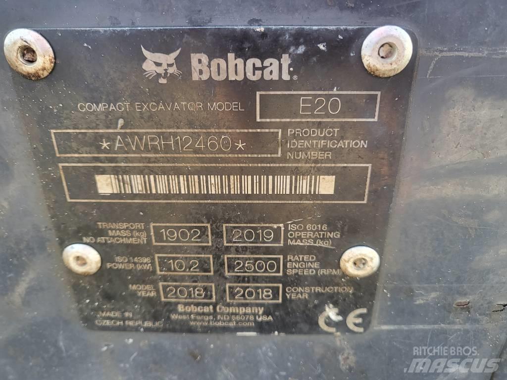 Bobcat E20z Mini kotrók < 7t