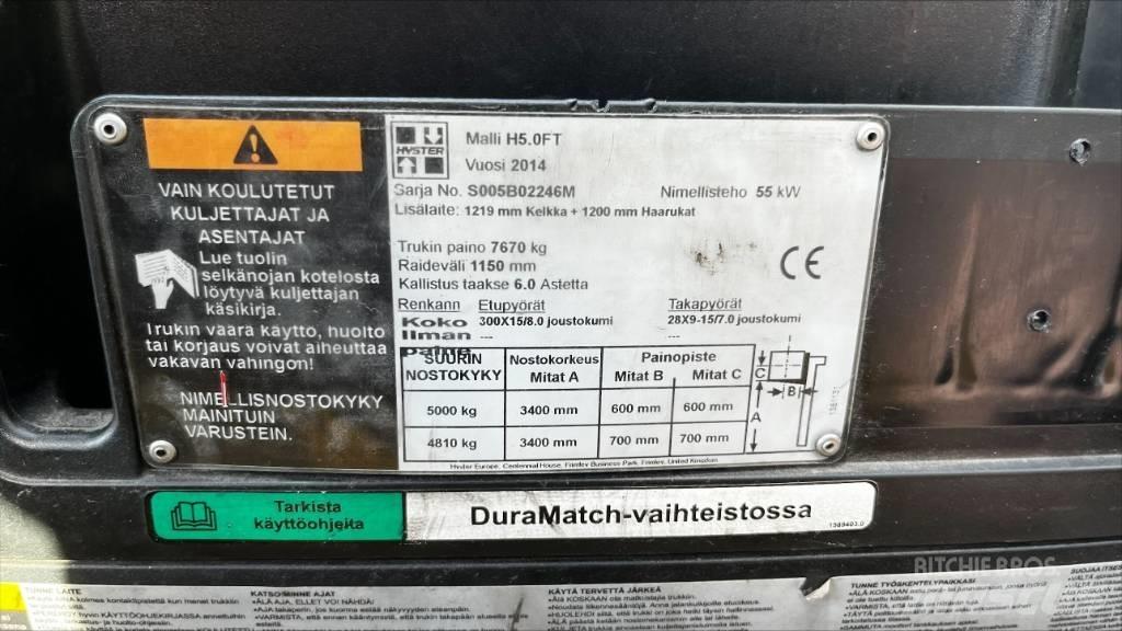 Hyster H 5.0 FT Dízel targoncák