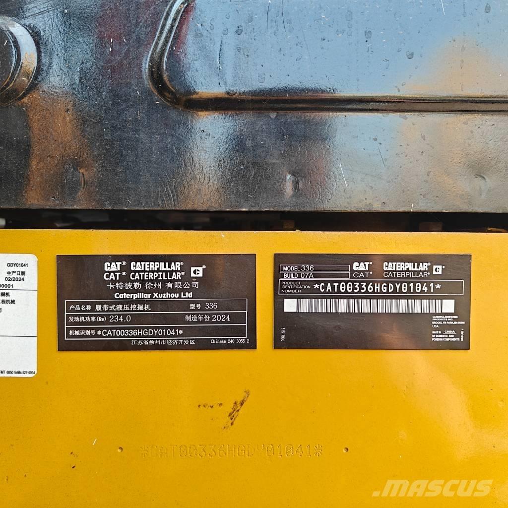 CAT 336GC Lánctalpas kotrók