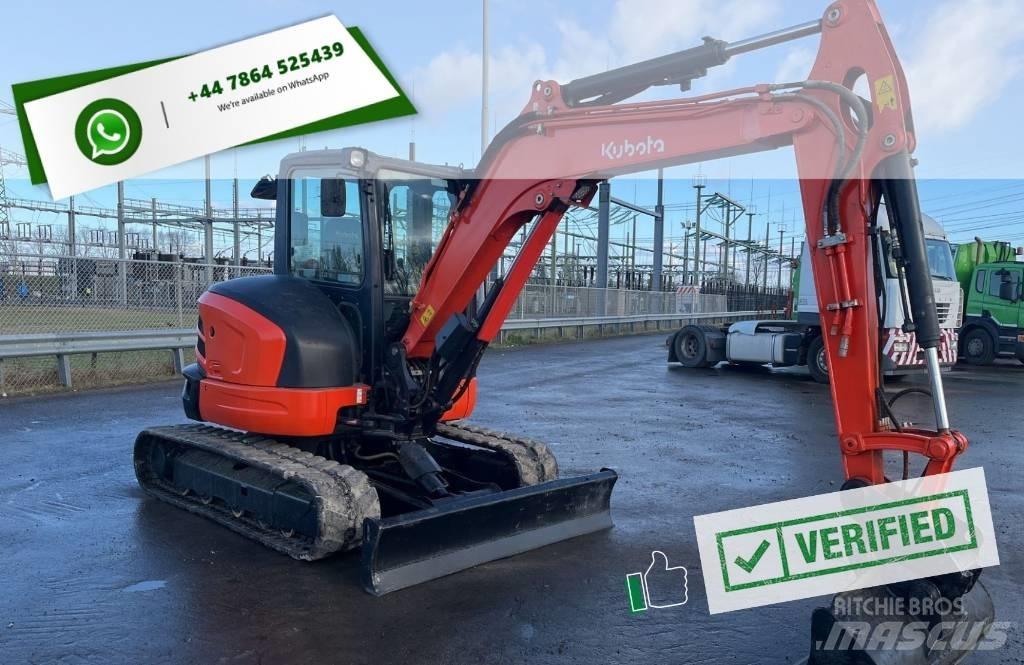 Kubota U 55-4 Mini kotrók < 7t