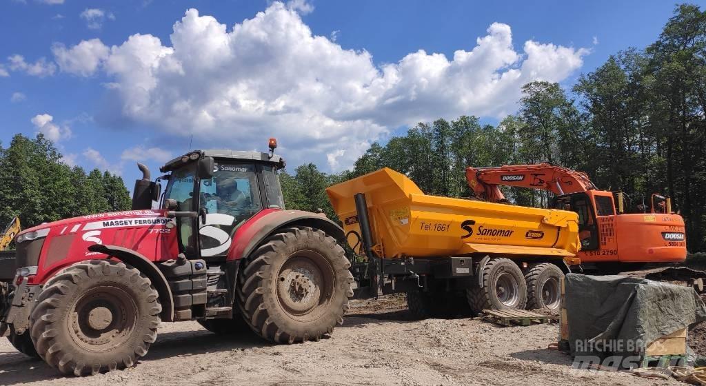 Stronga DL1000HP Billenő pótkocsik