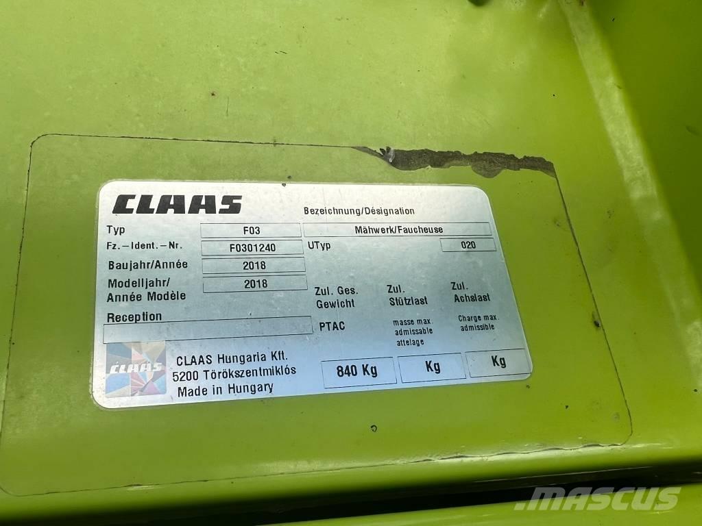 CLAAS Corto 310 FN Kaszák