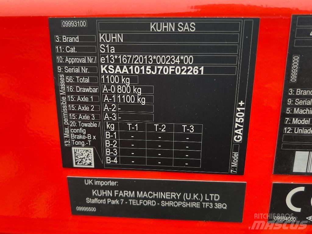 Kuhn GA 7501 Rendkészítő
