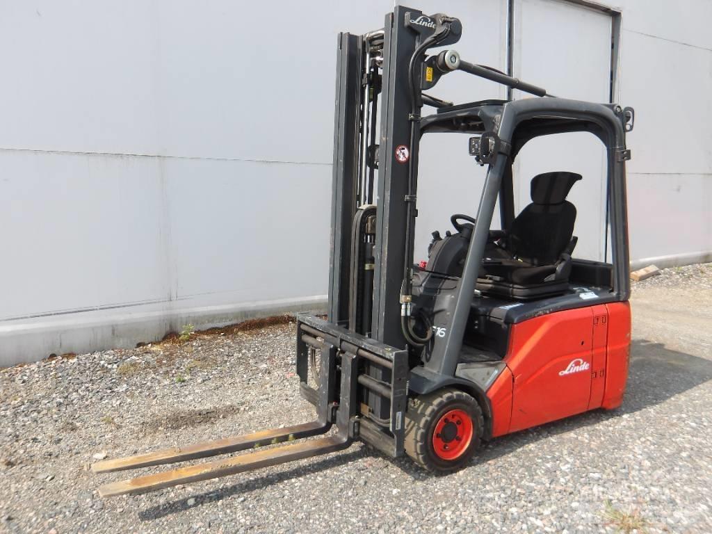Linde E 16 Elektromos targoncák