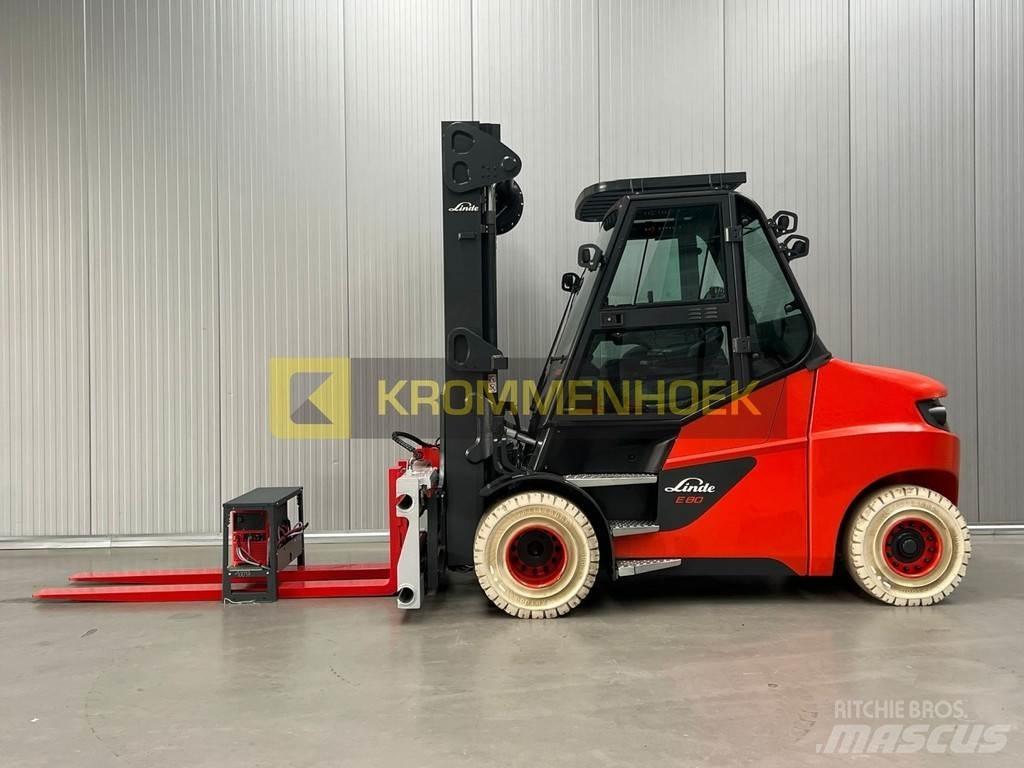 Linde E 80-900 Elektromos targoncák