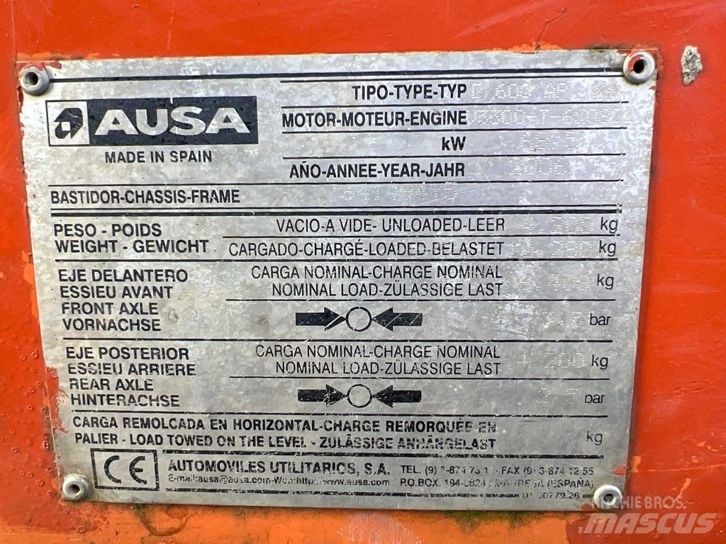 Ausa D600 AP Mezei dömperek