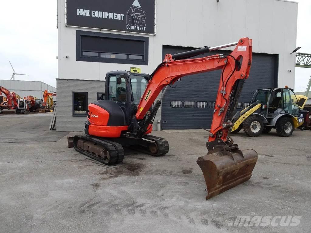 Kubota U55-4 Mini kotrók < 7t
