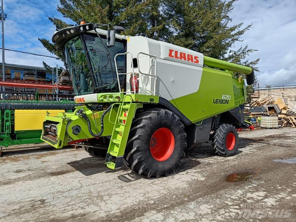 CLAAS Lexion 670 Kombájnok