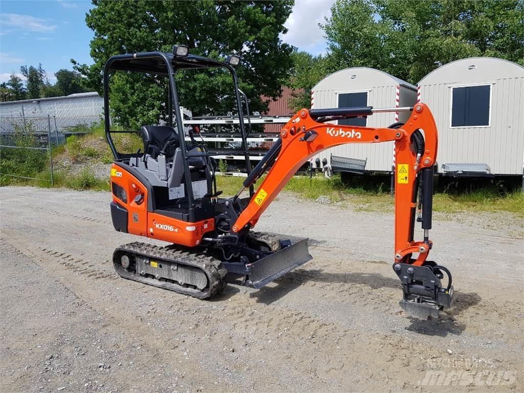 Kubota KX016-4 Mini kotrók < 7t