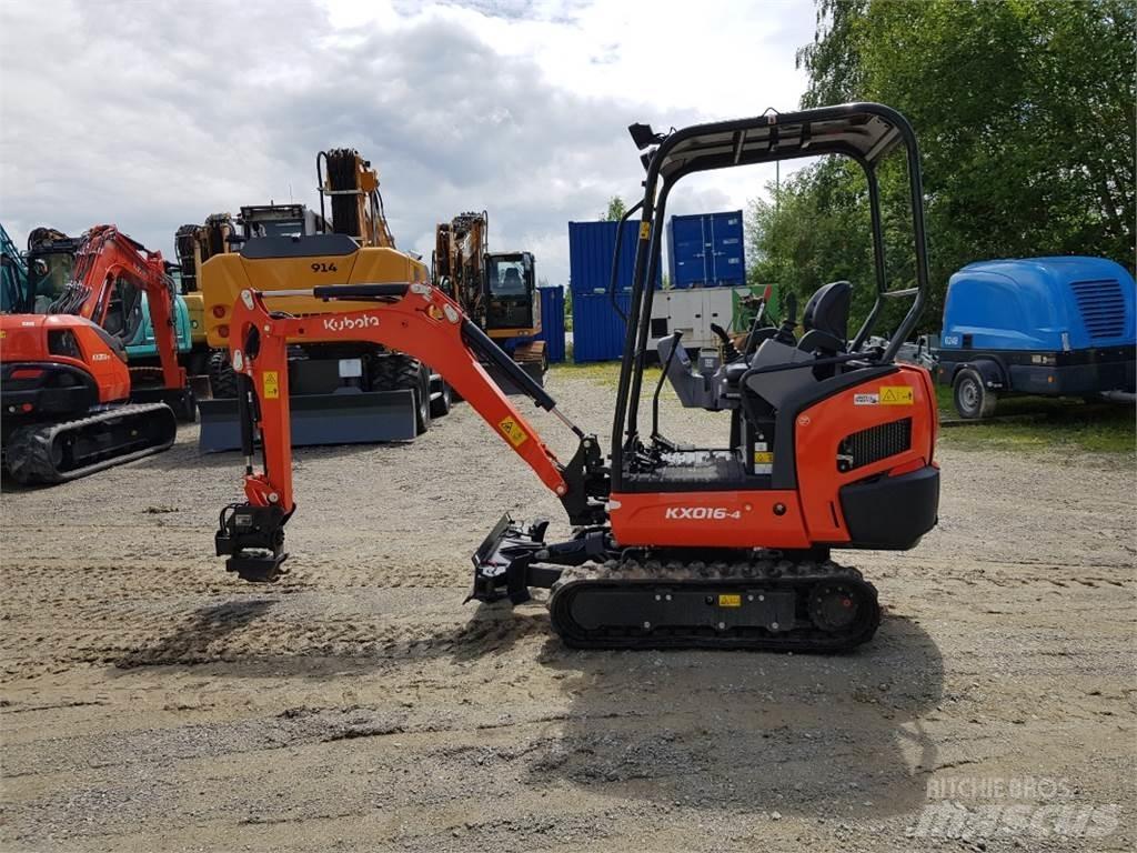 Kubota KX016-4 Mini kotrók < 7t