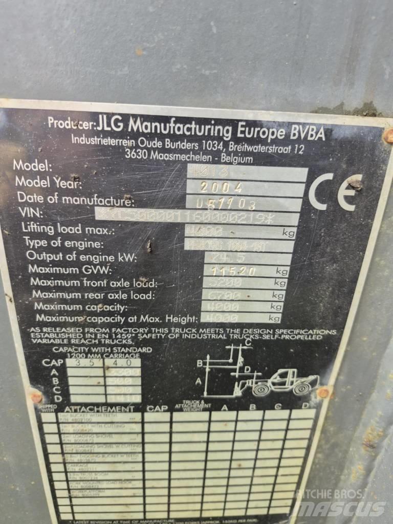 JLG 4013 Teleszkópos gumikerekes rakodók