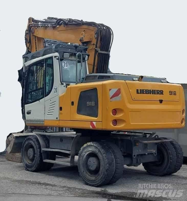 Liebherr A 918 Litr. Gumikerekes kotrók