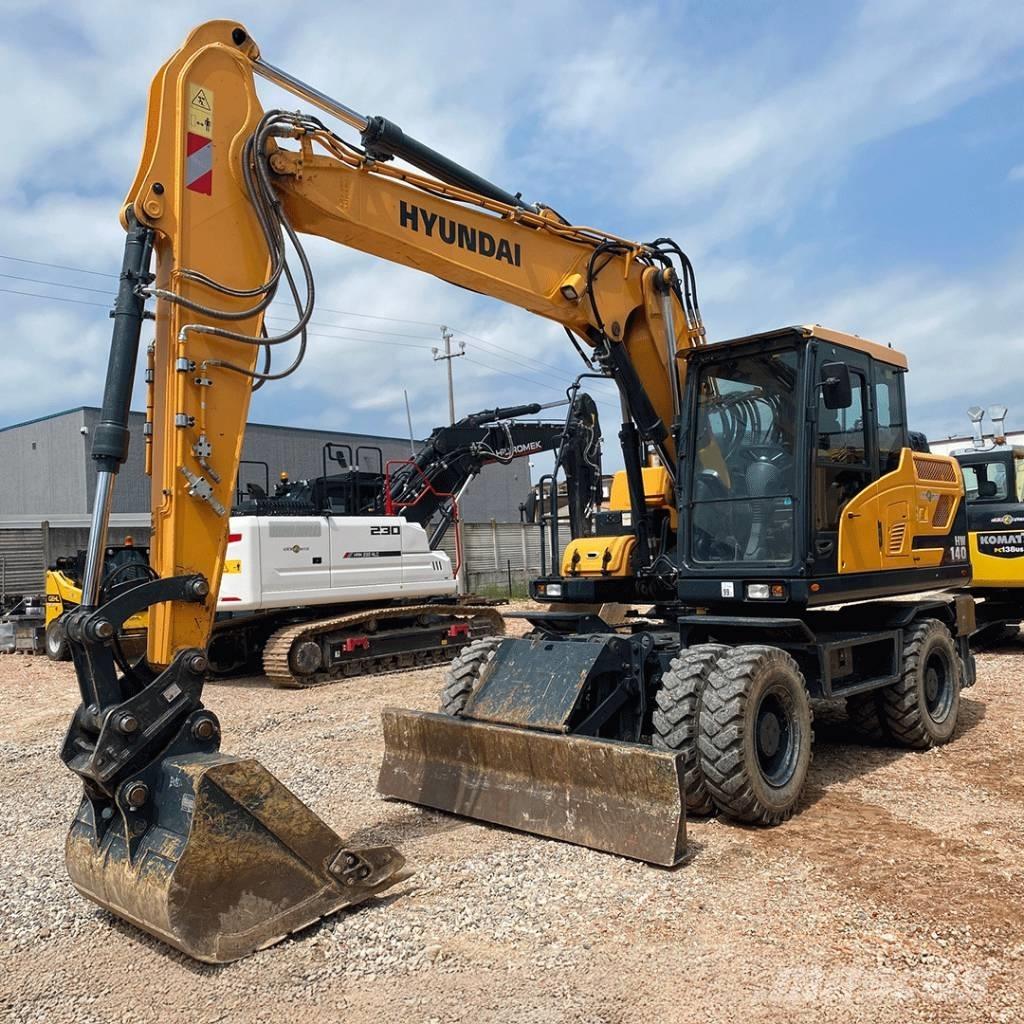 Hyundai HW140 Gumikerekes kotrók