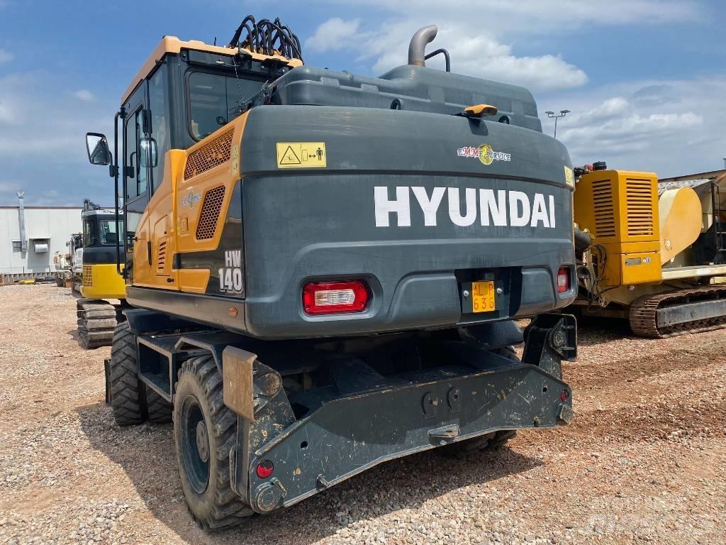 Hyundai HW140 Gumikerekes kotrók
