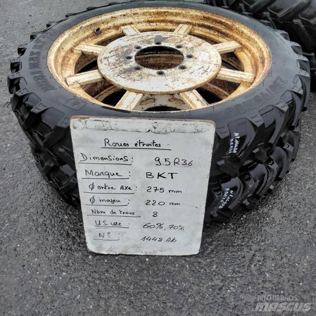 BKT 9.5R36 Gumiabroncsok, kerekek és felnik