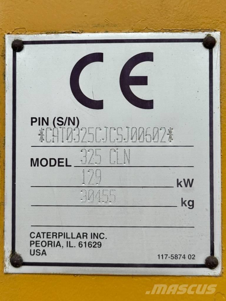 CAT 325CLN LR Hosszú gém kotrók